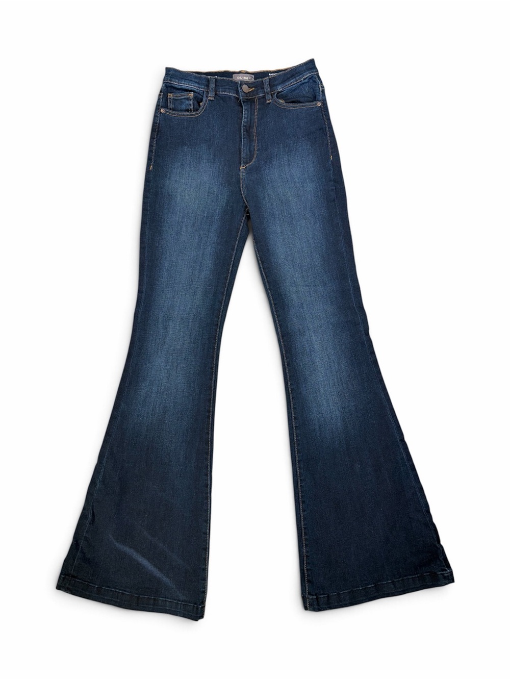 DL1961 Rachel Flare Jeans Womens 27 Ultra High Rise Dark Wash Instasculpt Denim